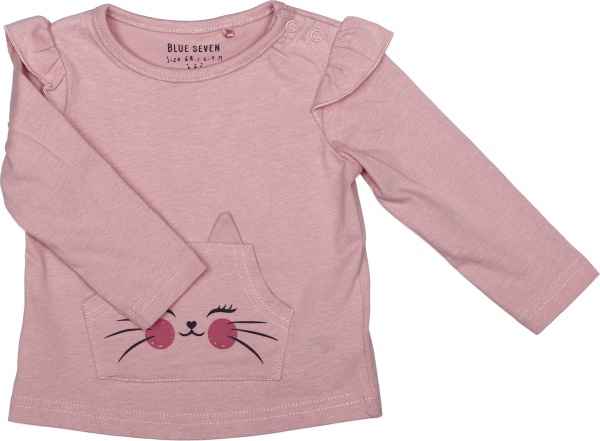 Реглан для дівчинки Blue Seven р.80 рожевий 950592 X * 98 