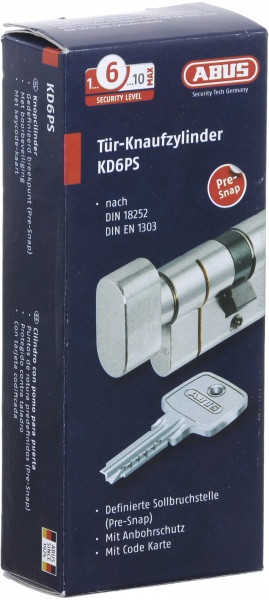 Циліндр Abus KD6PS 40x40 ключ-вороток 80 мм латунь 2240631745019