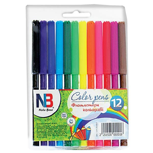 Фломастеры Nota Bene 12 шт
