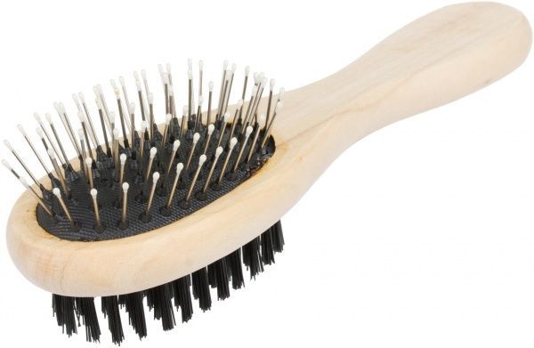 Гребінець-щітка TRIXIE подвійна кругла 6х17 см 2322