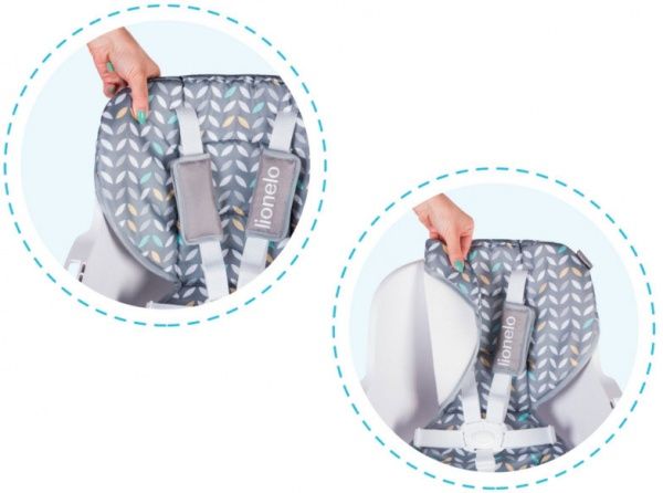 Стульчик для кормления Lionelo Koen 2 в 1 желтый LO.KO02