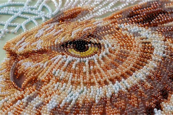 Набор для вышивания бисером на натуральном художественном холсте Тотем AB-626 Абрис Арт 