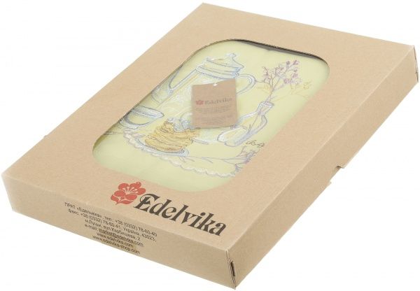 Скатерть «Time for tea» 287-17/00 140x240 см льняной 