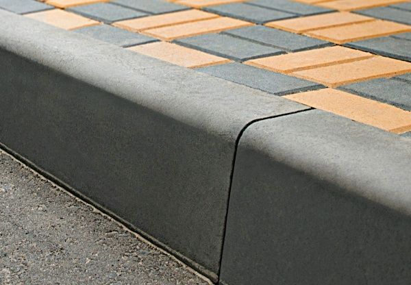 Бордюр Золотой Мандарин дорожній малий 1000 x 250 x 120 мм.