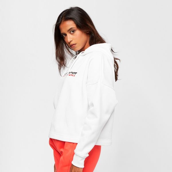 Джемпер Tommy Hilfiger CROPPED FLEECE HOODY S10S100360100 р. M белый