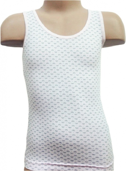 Майка детская для девочекдетские Bibo 34070 р.74 розовый с серым 