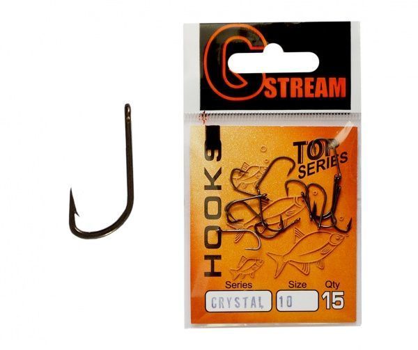 Крючок GStream black nickel №14 15 шт. Сrystal
