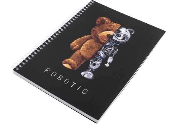 Блокнот Pets Fashion Robotic А5 80 лист. клетка O20832-24 Optima