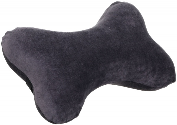 Подушка дорожня ортопедична кістка 30х19х9 см графіт Luna