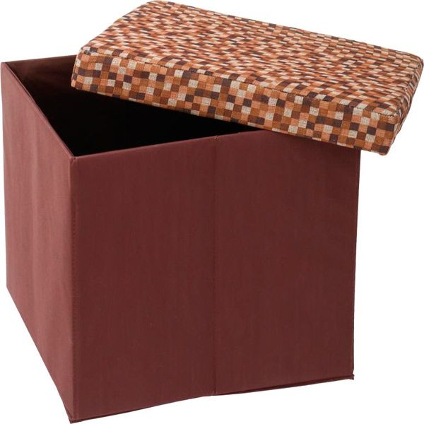Пуф Handy Home Руді Клітинки для речей 40х40х40 см 