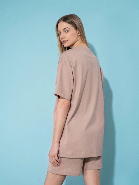 Футболка 4F AL*4F_TSHIRT 4FSS22TTSHF140-82S р.L бежевий