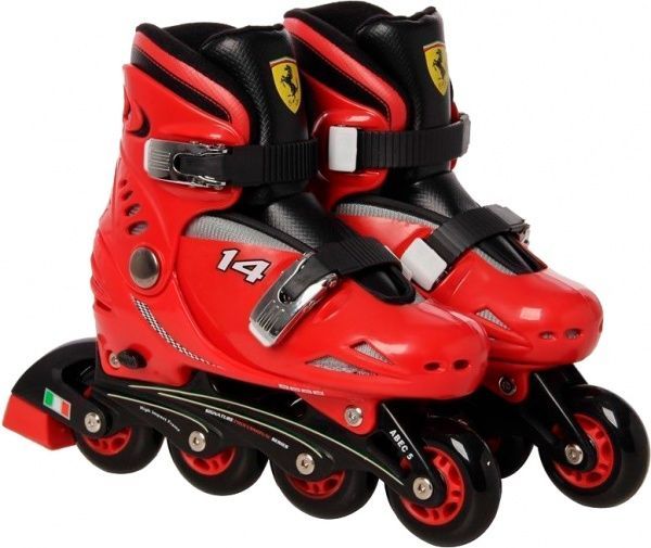 Роликові ковзани Ferrari FK7-BLACK р. 29-32 червоний