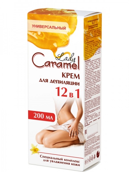 Крем для депіляції Caramel універсальний 12в1 200 мл