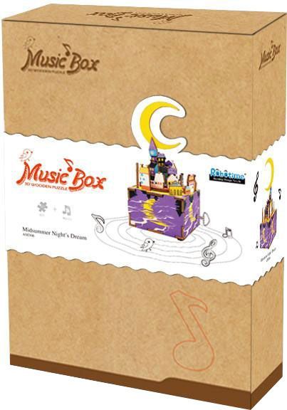 Конструктор Robotime Скринька музична Літній сон AM306