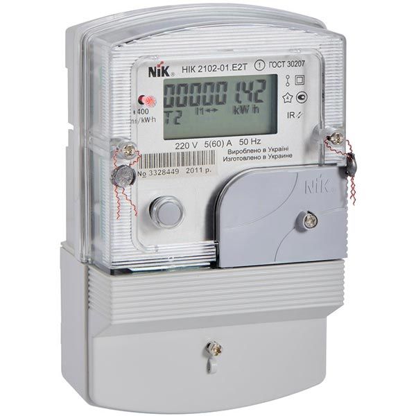 Счетчик 1-фазный НИК 2102-01.Е2Т 5(60)А