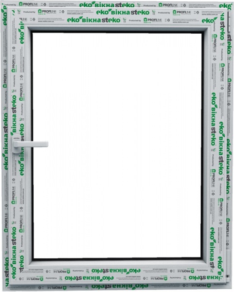 Окно поворотно-откидное Steko S400 58 800x1000 мм правое 