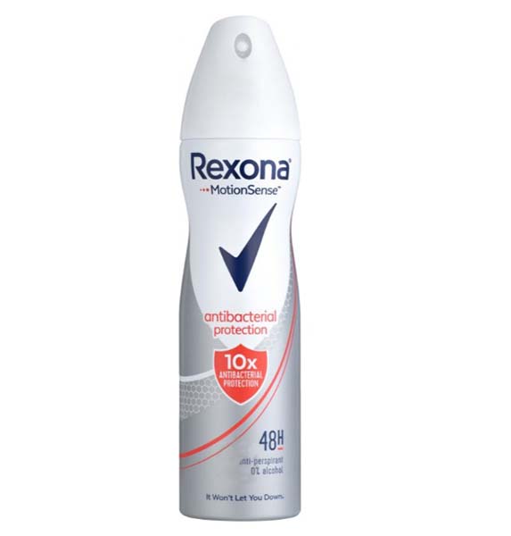 Антиперспирант для женщин Rexona Антибактеріальний 150 мл