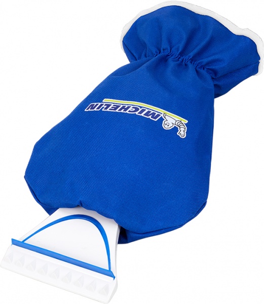 Скребок Michelin для льда с перчаткой 