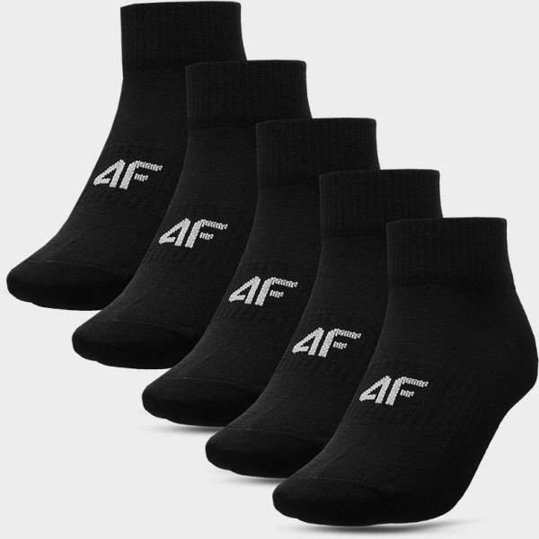 Шкарпетки 4F SOCKS CAS F216 (5PACK) 4FWAW23USOCF216-20S р.39-42 чорний