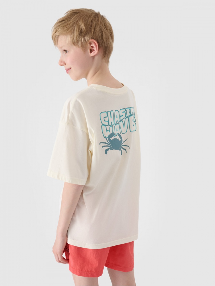 Футболка 4F TSHIRT M1914 4FJWSS25TTSHM1914-11S р.122 бежевый