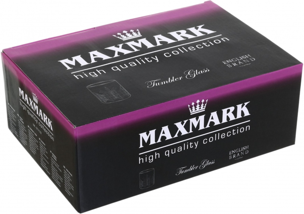 Набор стаканов низких Maxmark Rhombus 310 мл 6 шт.