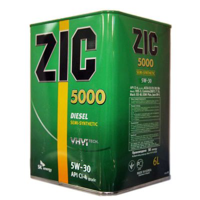 Мастило моторне Zic 5000 5W-30 6 л