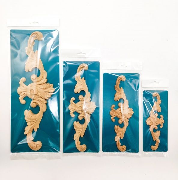 Декоративная панель деревянная горизонтальная 1 шт. DH.03.300 290х92x14 мм 