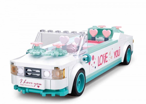 Конструктор Sluban M38-B0767 Girls Dreams Весілля у лімузині