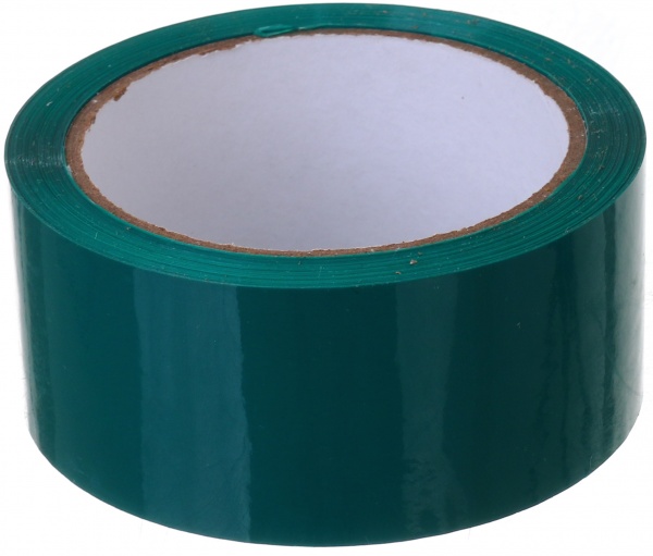 Стрічка самоклейка зелена 45 мм 66 м 40 мкм