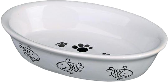 Миска Trixie для котів овальна керамічна 11.5 см 0.2 л (24495)