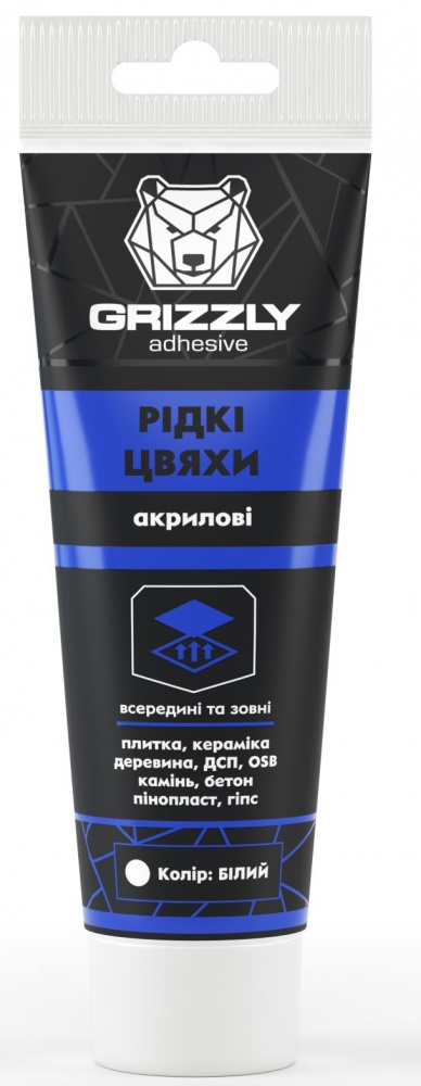 Клей монтажный Grizzly Жидкие гвозди белый 200 г