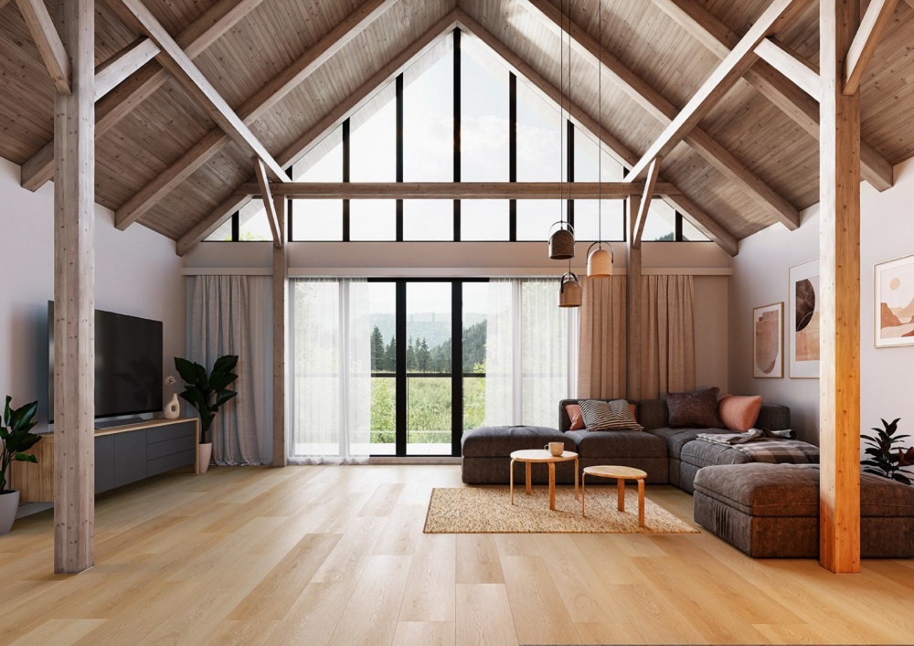 Ламінат вініловий (SPC) FLOORNITY 4V дуб подільский 33/4 мм (CLE 22353)