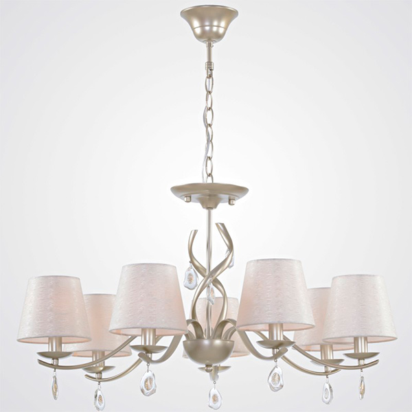 Люстра подвесная Victoria Lighting Vanila/SP7 7x40 Вт E14 матовый никель 