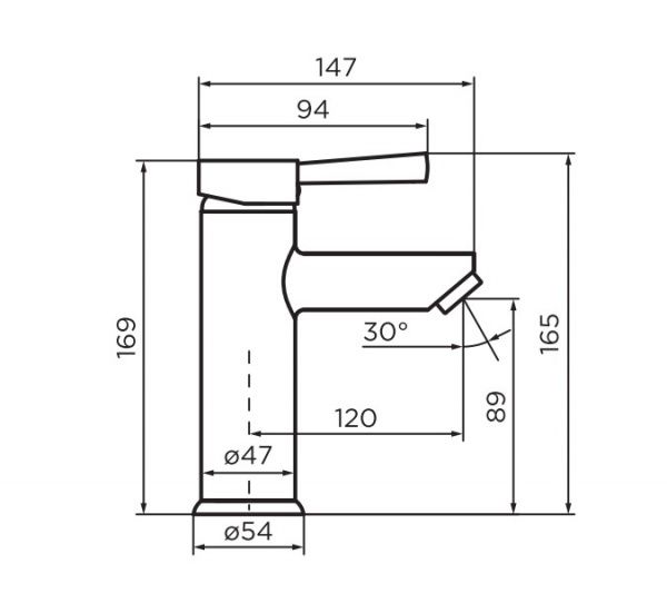 Смеситель для умывальника Damixa Origin Line 760210000