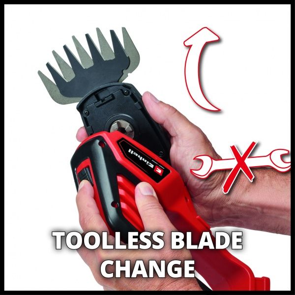 Ножиці для трави і живоплоту Einhell GE-CG 18/100 Li - Solo (3410313)