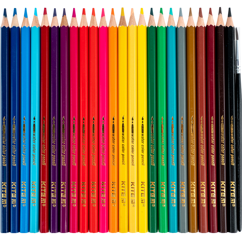Карандаши цветные акварельные 24 шт. Classic K-1050 KITE