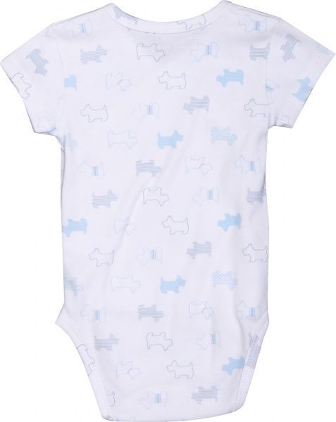 Комбинезон Фламинго р.74 белый с голубым 141-222-13 