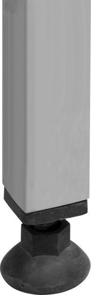 Стол производственный с полкой и бортом Tehma 1000x600x850 мм нержавеющая сталь