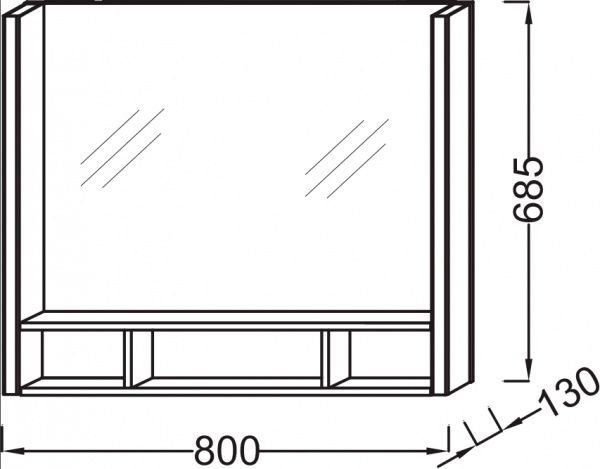 Зеркало Jacob Delafon EB1181-NF 