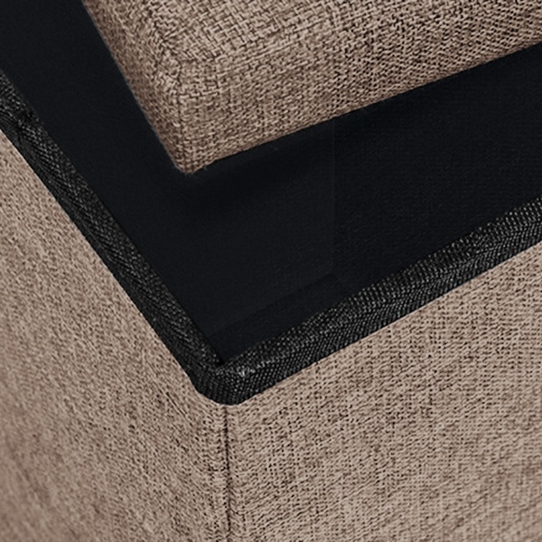 Ящик-пуф MVM TH-04 BROWN 380x760x380 мм