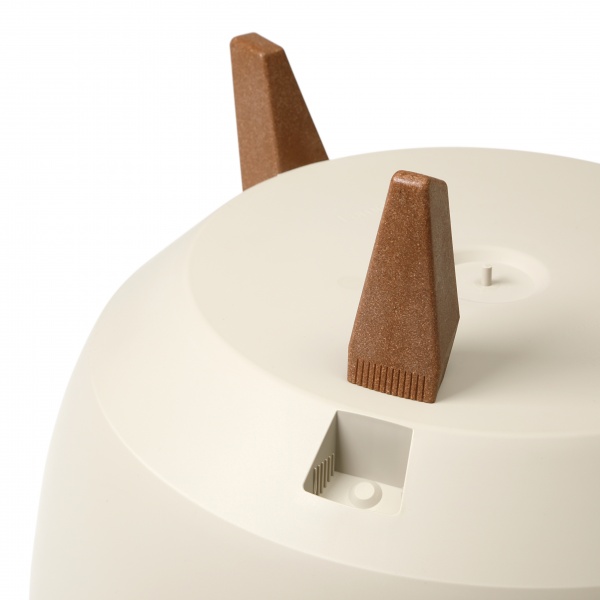 Горщик пластиковий Ламела Чаша Рома 330 джампер круглий 12,4 л крем (ROMA 330) 