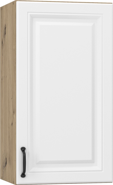 Шафа верхня МС Глорія В 40х72х31,5 см білий/дуб артізан Грейд