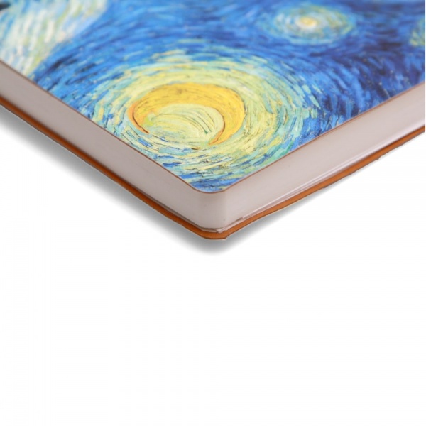 Щоденник недатований Ван Гог Зоряна ніч Нанокрафт в книжковій палітурці 368 стор KIRI Sketch A5