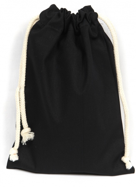 Сумка ТК-СУМКА чорний Мішечок саржа 20х28см 100% б/в 