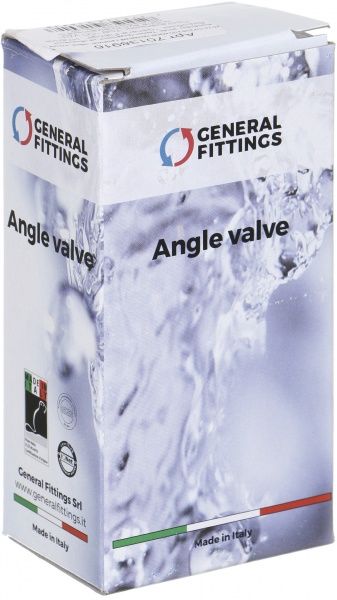 Кран General Fittings 1/2х3/8 (L=90)