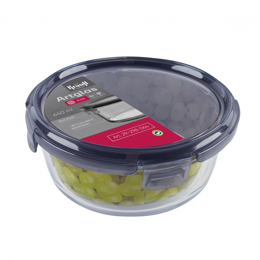 Контейнер с крышкой Krauff Artglas 640 мл 29-298-064