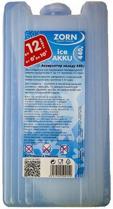 Акумулятор холоду Zorn 1x440g IceAkku синій 