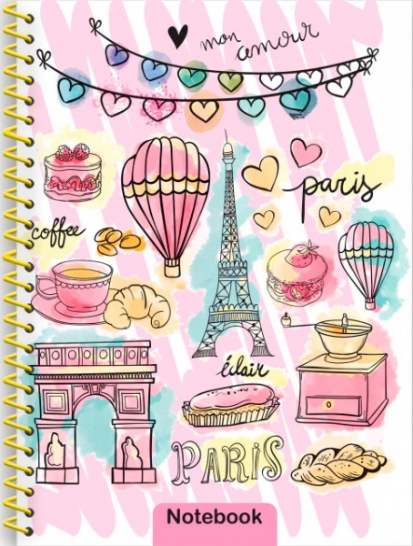 Блокнот Travelling: FRANCE А5 80 аркушів E21953-04 Economix