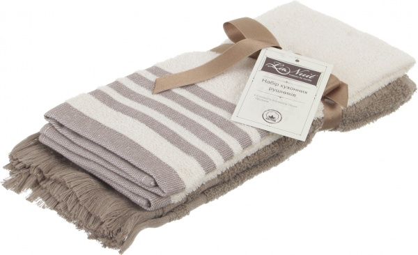 Набір рушників кухонних Aurora 2 шт. 40x60 см La Nuit бежевий 