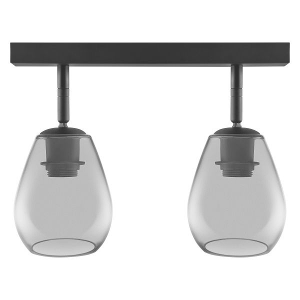 Люстра потолочная Ledvance Vintage Cone Spot 2x40 Вт E27 черный/серый 